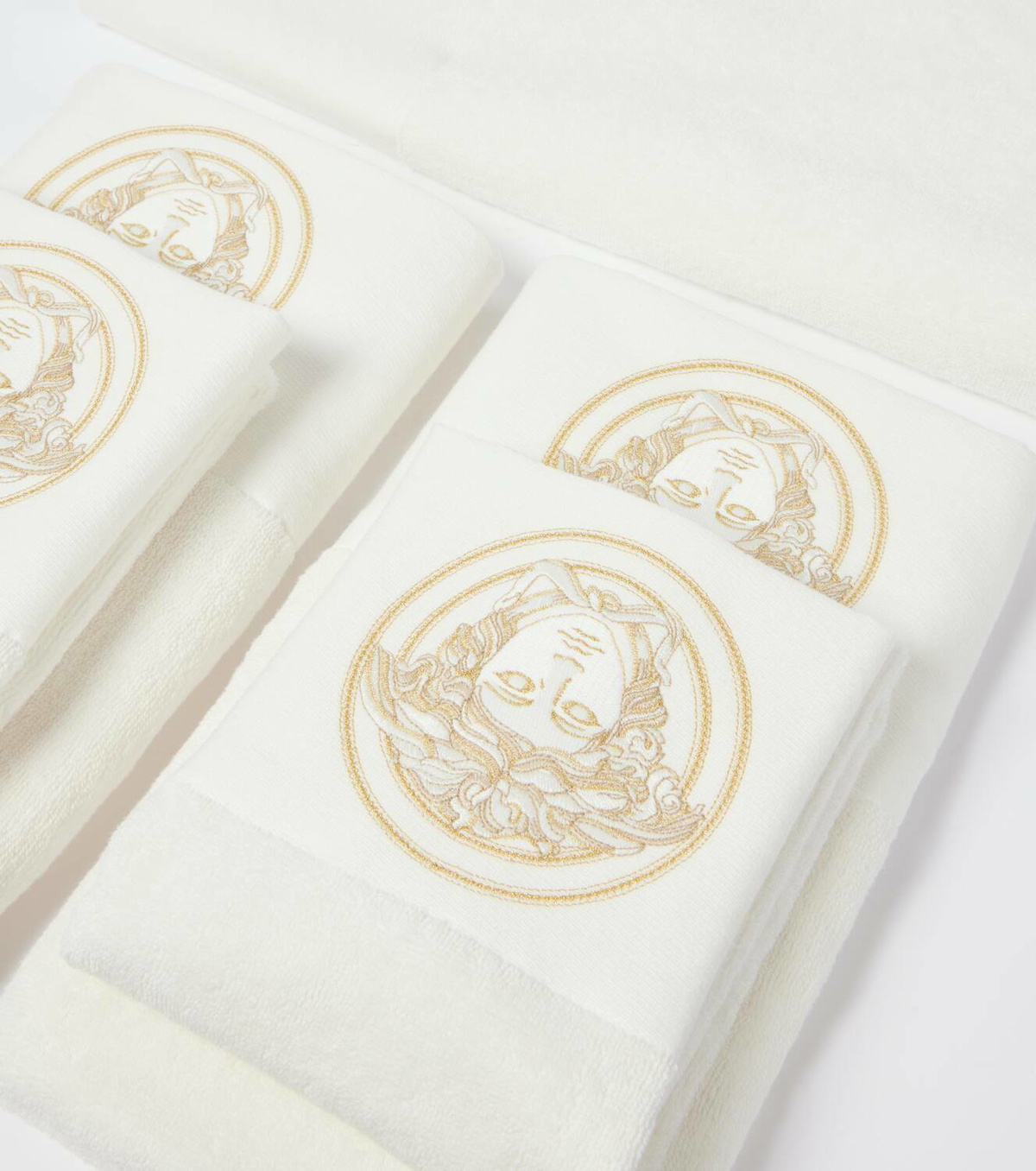 Versace Home Medusa Gala set of 5 cotton terry towels