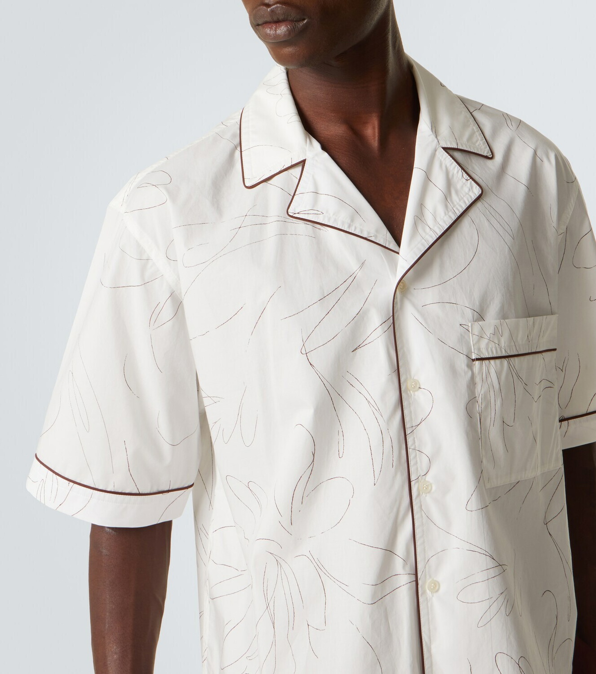 Plan C Printed cotton shirt