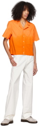 Winnie New York Orange Patch Pocket Shirt