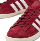 ADIDAS ORIGINALS - Campus 80s Leather-Trimmed Suede Sneakers - Burgundy