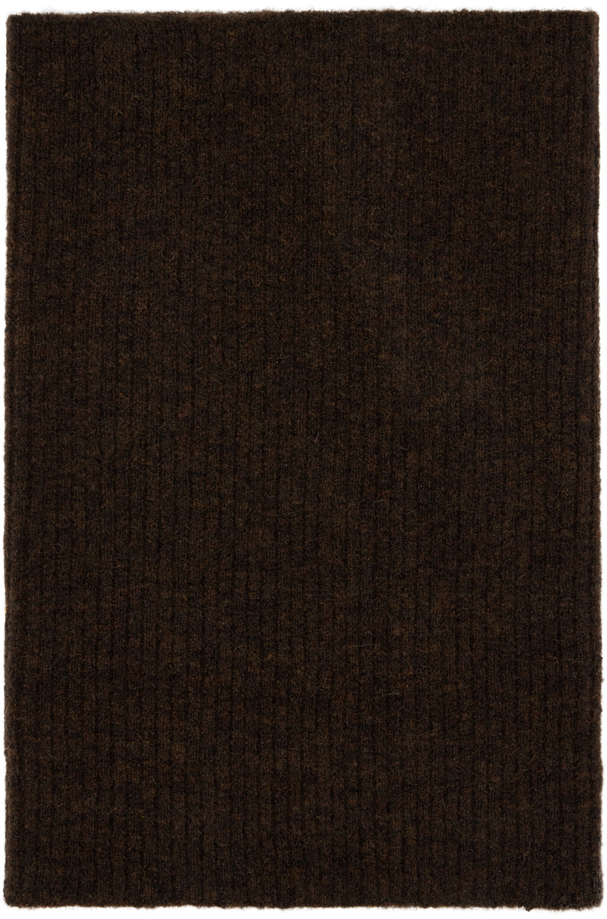 Rick Owens Brown Concordians Tube Scarf