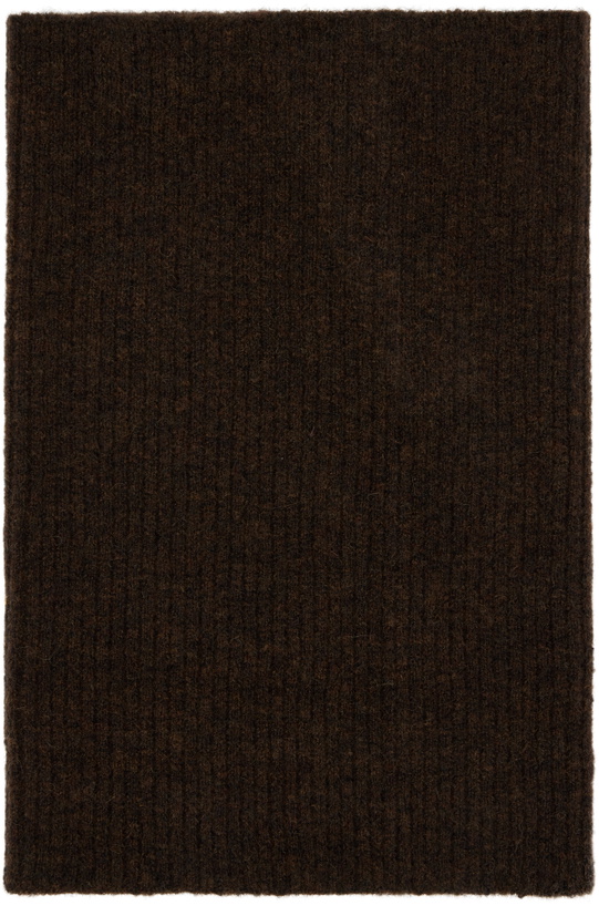 Photo: Rick Owens Brown Concordians Tube Scarf