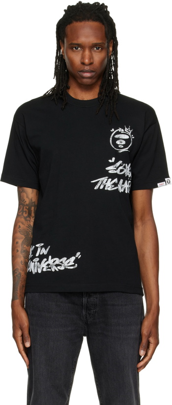 Photo: AAPE by A Bathing Ape Black Basic T-shirt
