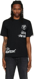 AAPE by A Bathing Ape Black Basic T-shirt