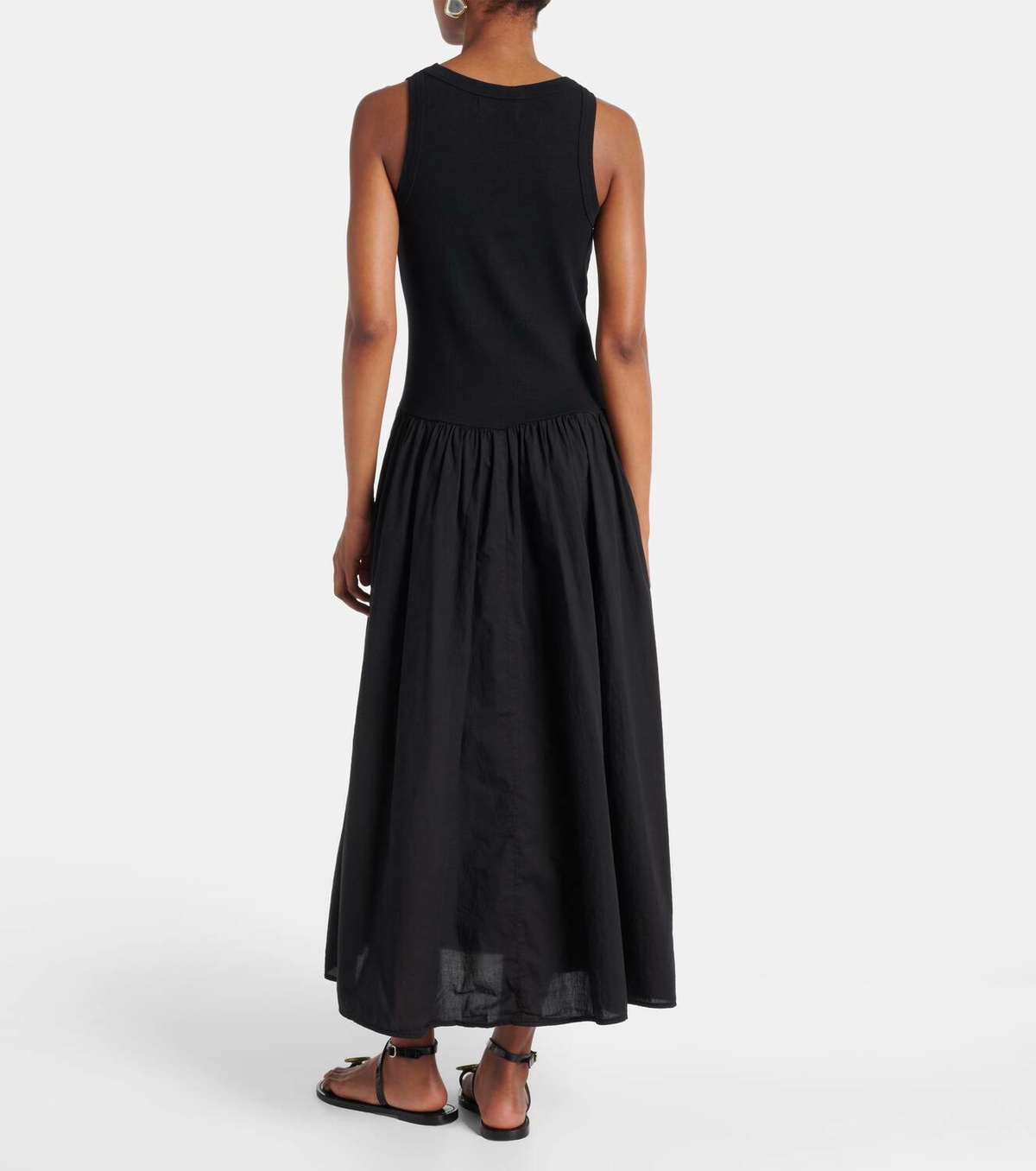 Velvet Amelia cotton-blend maxi dress