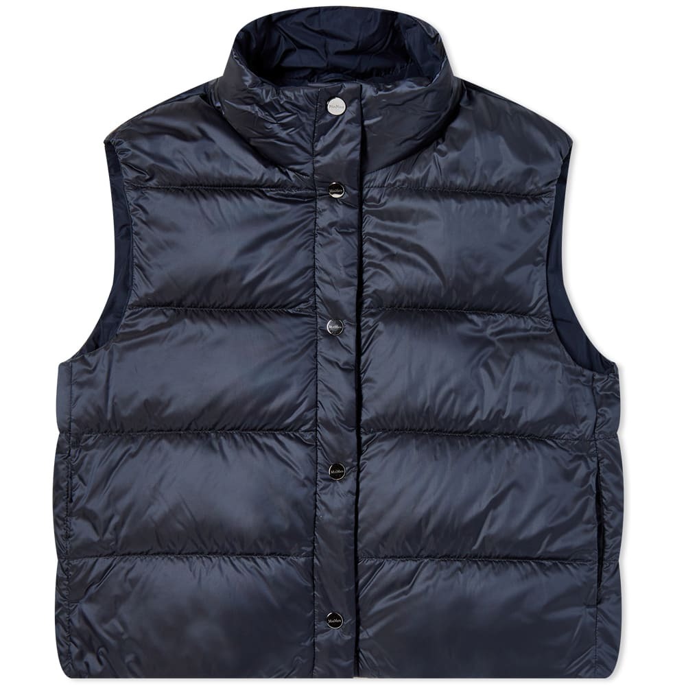 Max Mara Women's Pisoft Padded Gilet in Midnight Blue Max Mara