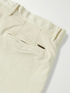 Incotex - Slim-Fit Stretch Cotton-Blend Trousers - Neutrals