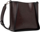 Stella McCartney Brown Logo Square Crossbody Bag