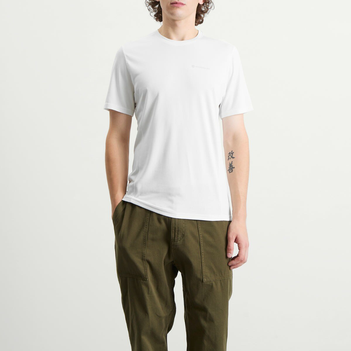 Montane Men's Dart Tech T-Shirt in Powder