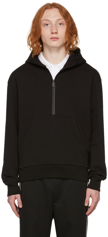 Photo: Moncler Black Cotton Hoodie