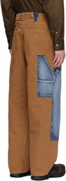Andersson Bell Brown & Blue Re-Make Carpenter Jeans