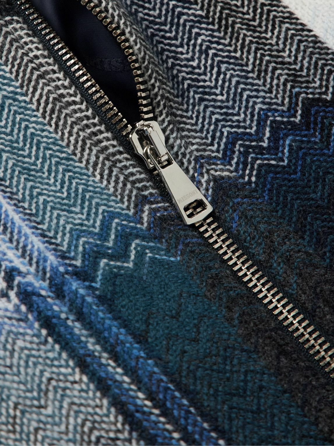 Missoni - Checked Wool Bomber Jacket - Black