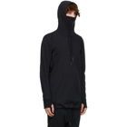 11 by Boris Bidjan Saberi Black Logo Mask Hoodie