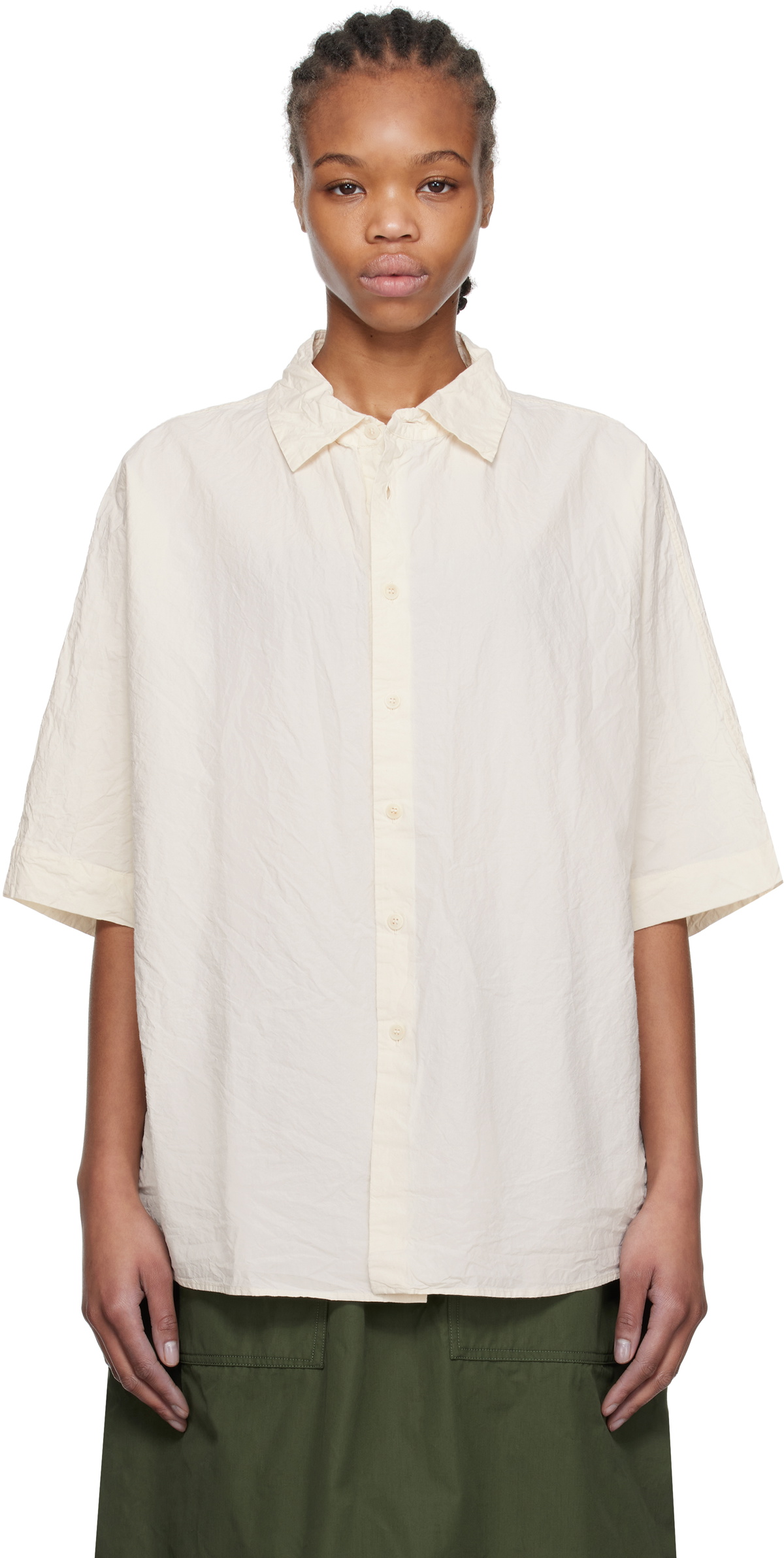 CASEY CASEY Beige Saga Shirt