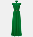 Elie Saab Off-shoulder silk gown