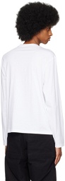 Craig Green White Eyelet Long Sleeve T-Shirt