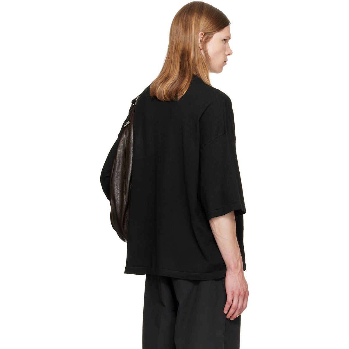 Fear of God ESSENTIALS Black Soft Knit T-shirt