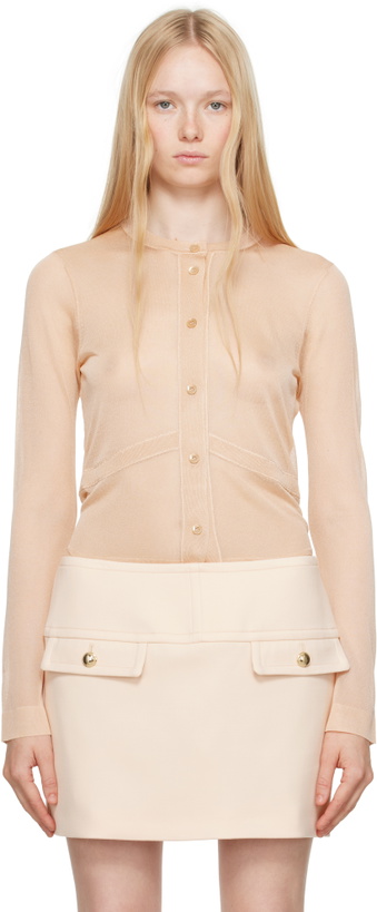 Photo: TOM FORD Pink Long Sleeve Cardigan