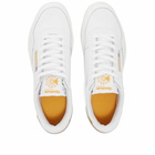 Reebok Men's Court Peak Sneakers in White/Chalk/Bright Ochre