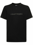 COURREGES Classical Logo Cotton T-shirt
