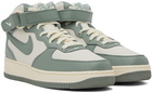 Nike Gray & Off-White Air Force 1 Mid '07 LX NBHD Sneakers