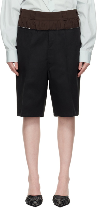 Photo: Maison Margiela Black 'Anonymity Of The Lining' Shorts
