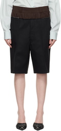 Maison Margiela Black 'Anonymity Of The Lining' Shorts