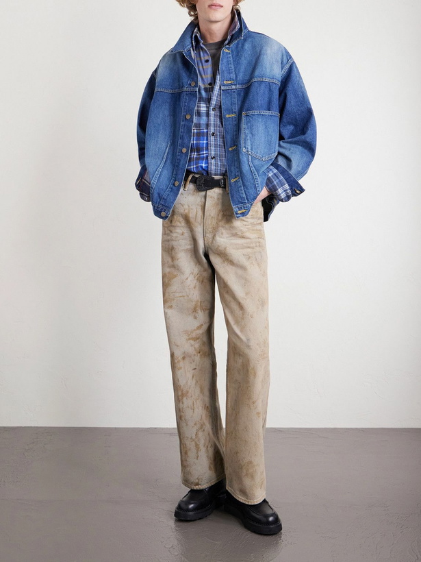 Photo: Needles - Darts Bottom Denim Jacket - Blue