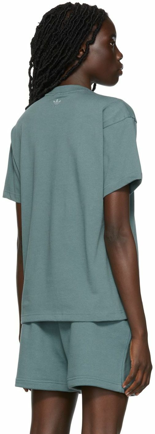 adidas x Humanrace by Pharrell Williams Green Humanrace Basics T-Shirt