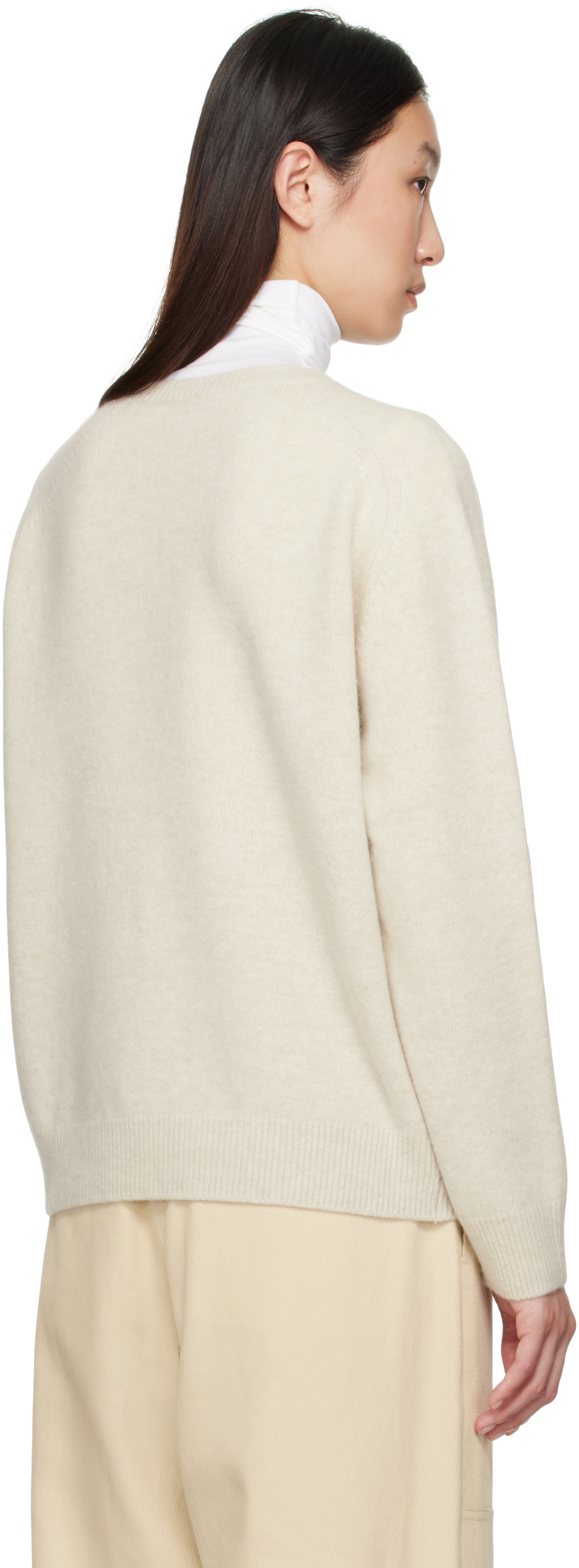 LE17SEPTEMBRE Off-White Raglan Sweater