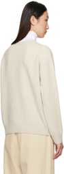 LE17SEPTEMBRE Off-White Raglan Sweater