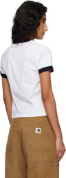 Carhartt Work In Progress White IP Ringer T-shirt