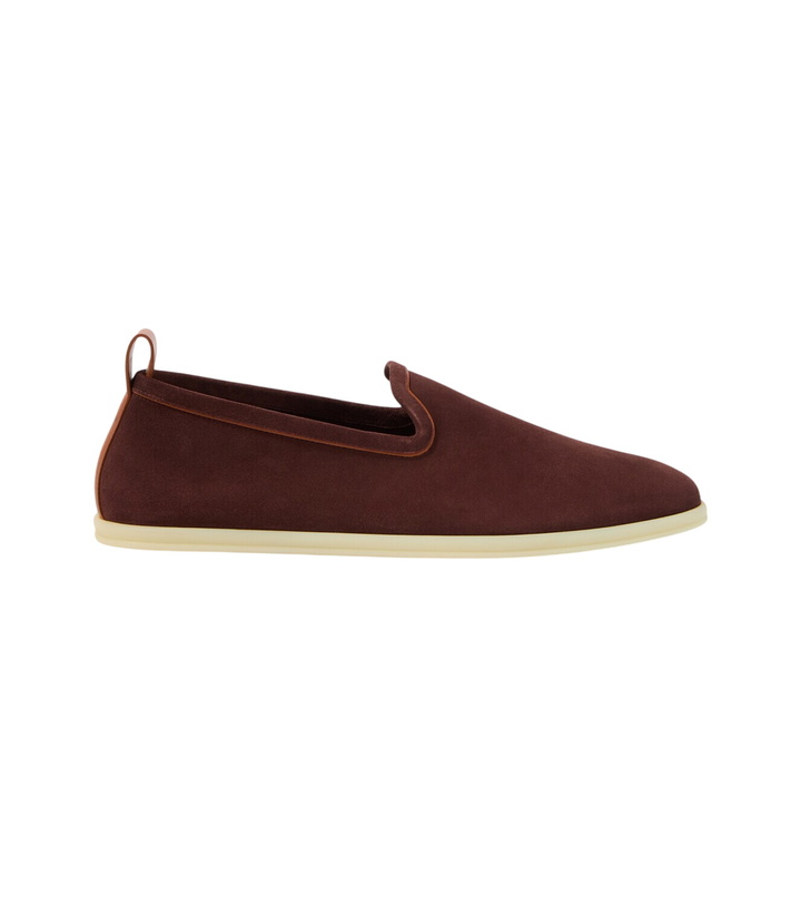 Photo: Loro Piana Venice Walk suede slip-on shoes