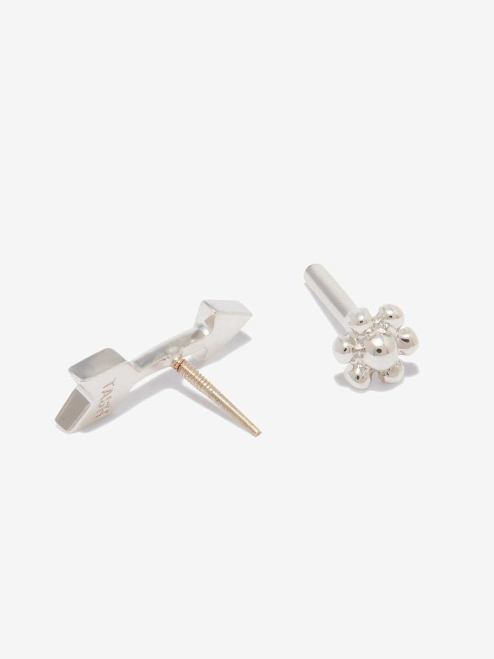 MARIA TASH 18K White Gold Arrow Diamond Earring