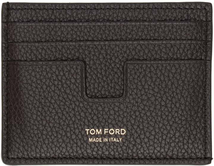 Photo: TOM FORD Brown Classic Card Holder