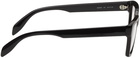 Alexander McQueen Black Graffiti Glasses