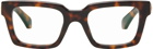Off-White Brown Optical Style 72 Glasses
