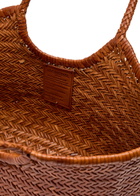 Dragon Diffusion Nantucket Big Woven Leather Tote bag - Tan - One Size