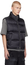 AMIRI Black MA Quad Jacquard Down Vest