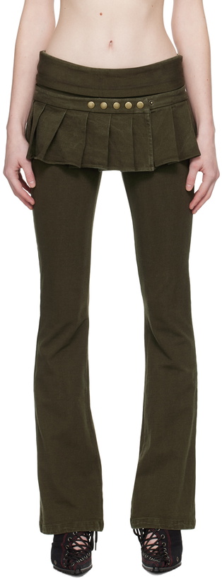 Photo: Raga Malak Khaki Skirt Trousers