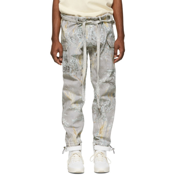 Photo: Fear of God Grey Prairie Ghost Camo Jujitsu Pants