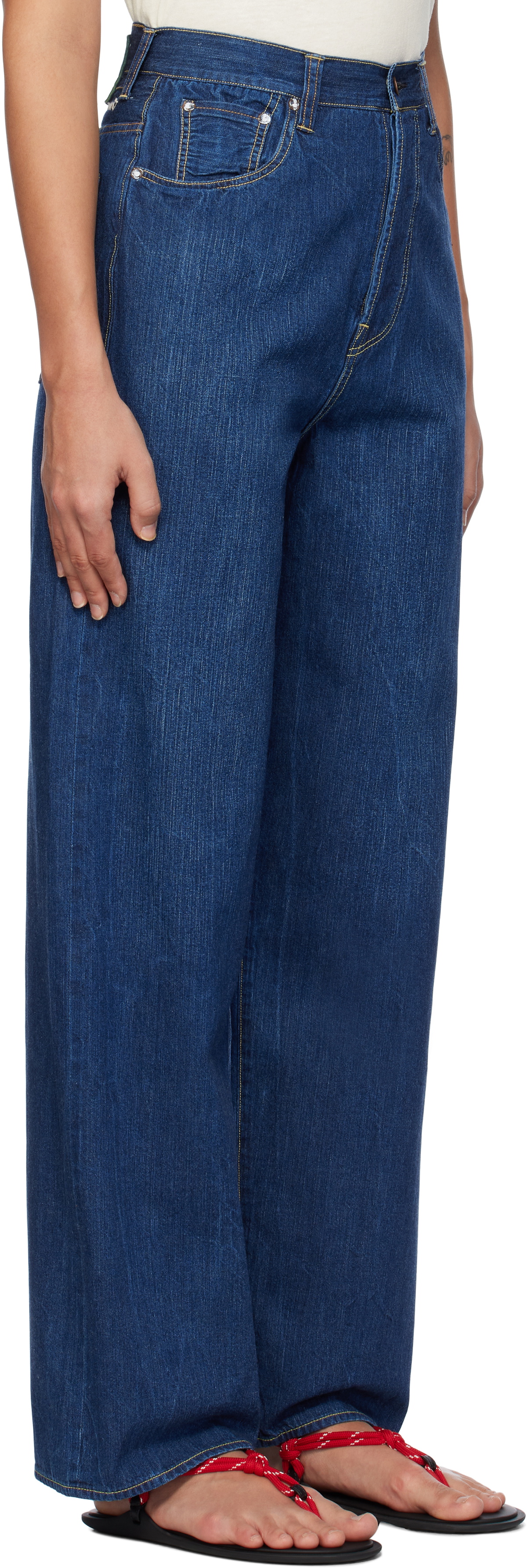 visvim Blue Social Sculpture W17 Dry-25 Jeans