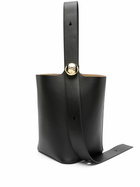 LOEWE Black Pebble Medium Leather Bucket Bag