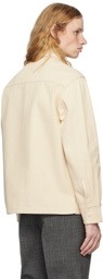 Jil Sander Beige Sea Island Denim Jacket
