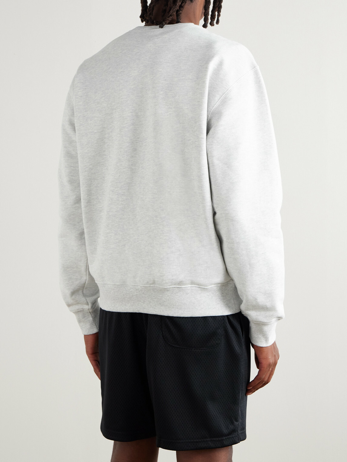Aimé Leon Dore - Logo-Print Cotton-Jersey Sweatshirt - Gray