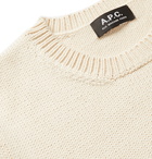 A.P.C. - Auguste Pima Cotton Sweater - Neutrals