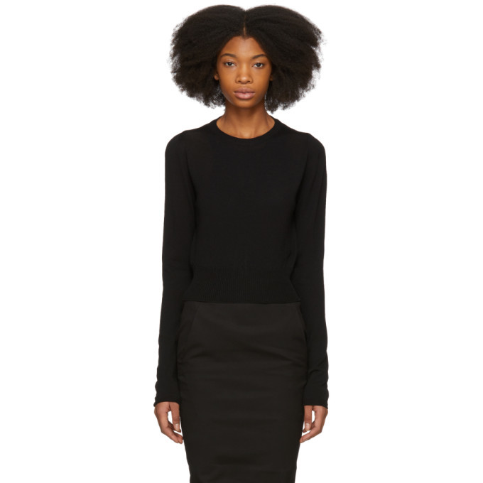 Rick Owens Black Glitter Sweater Rick Owens