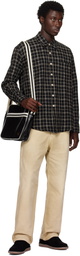 Fred Perry Black Classic Shoulder Bag
