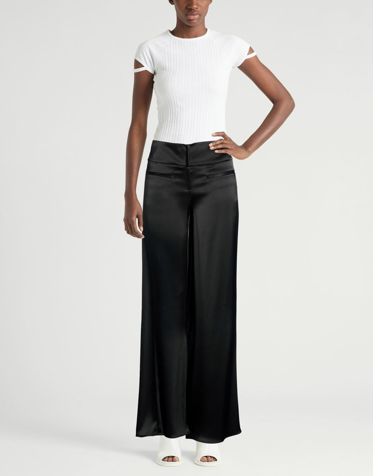 Courrèges Womens Pants in Black