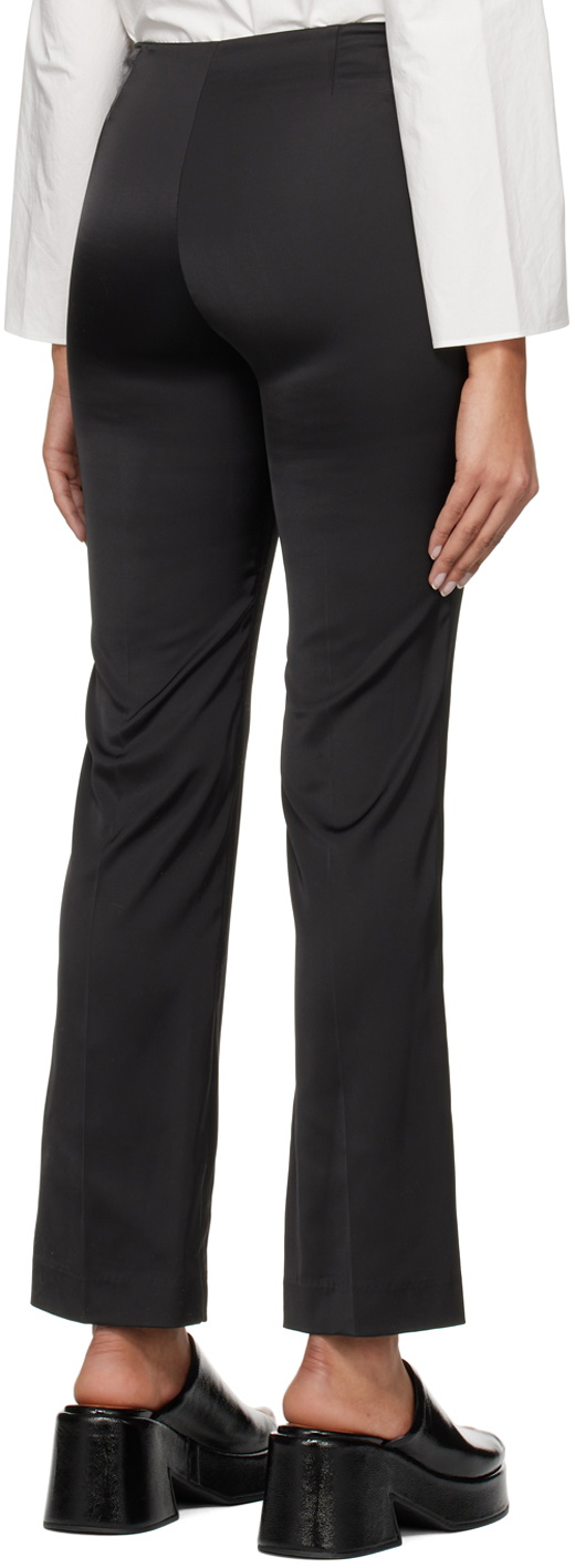 OPEN YY Black Wrap Trousers OPEN YY